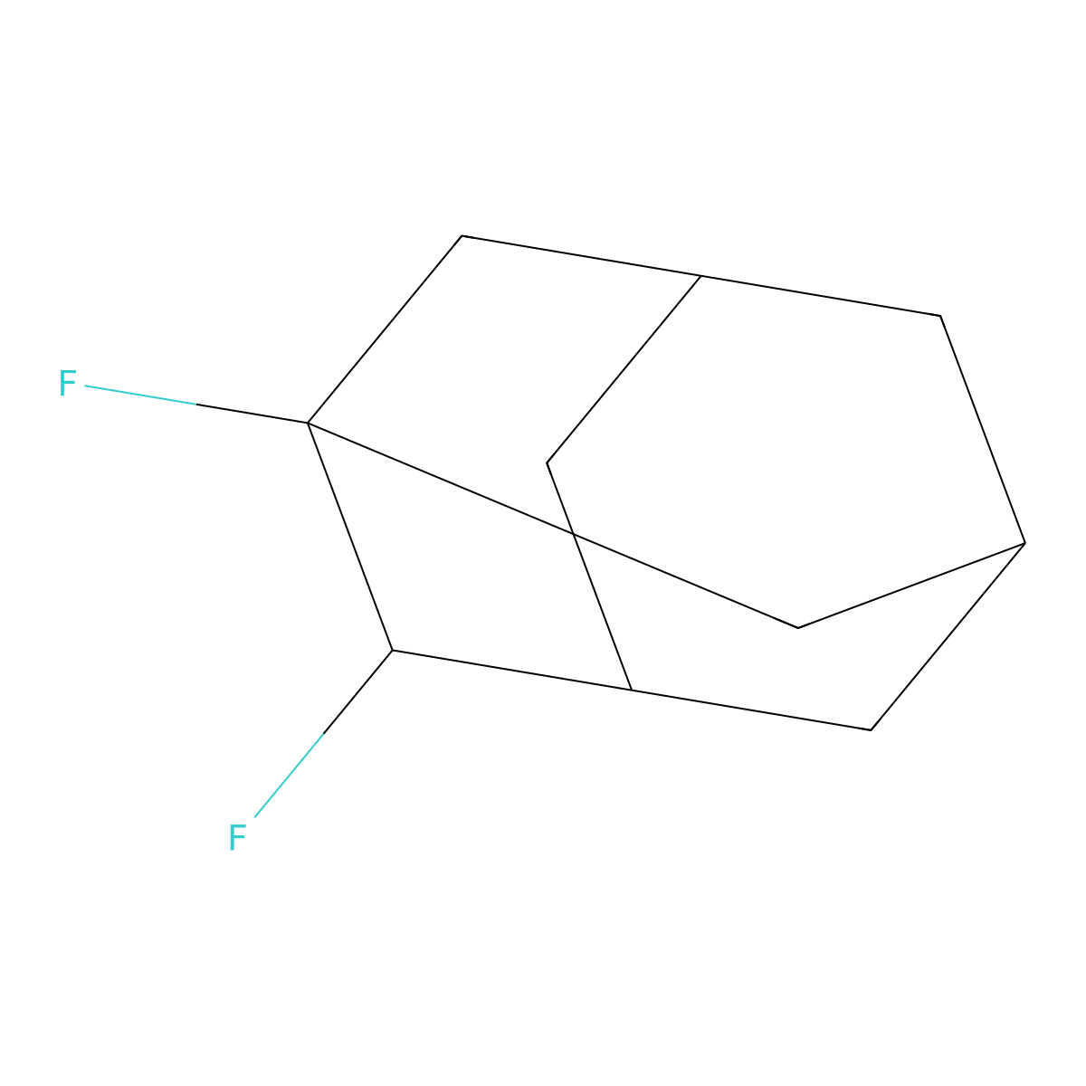1,2-Difluoro-adamantane molecular structure, CAS 70422-22-9