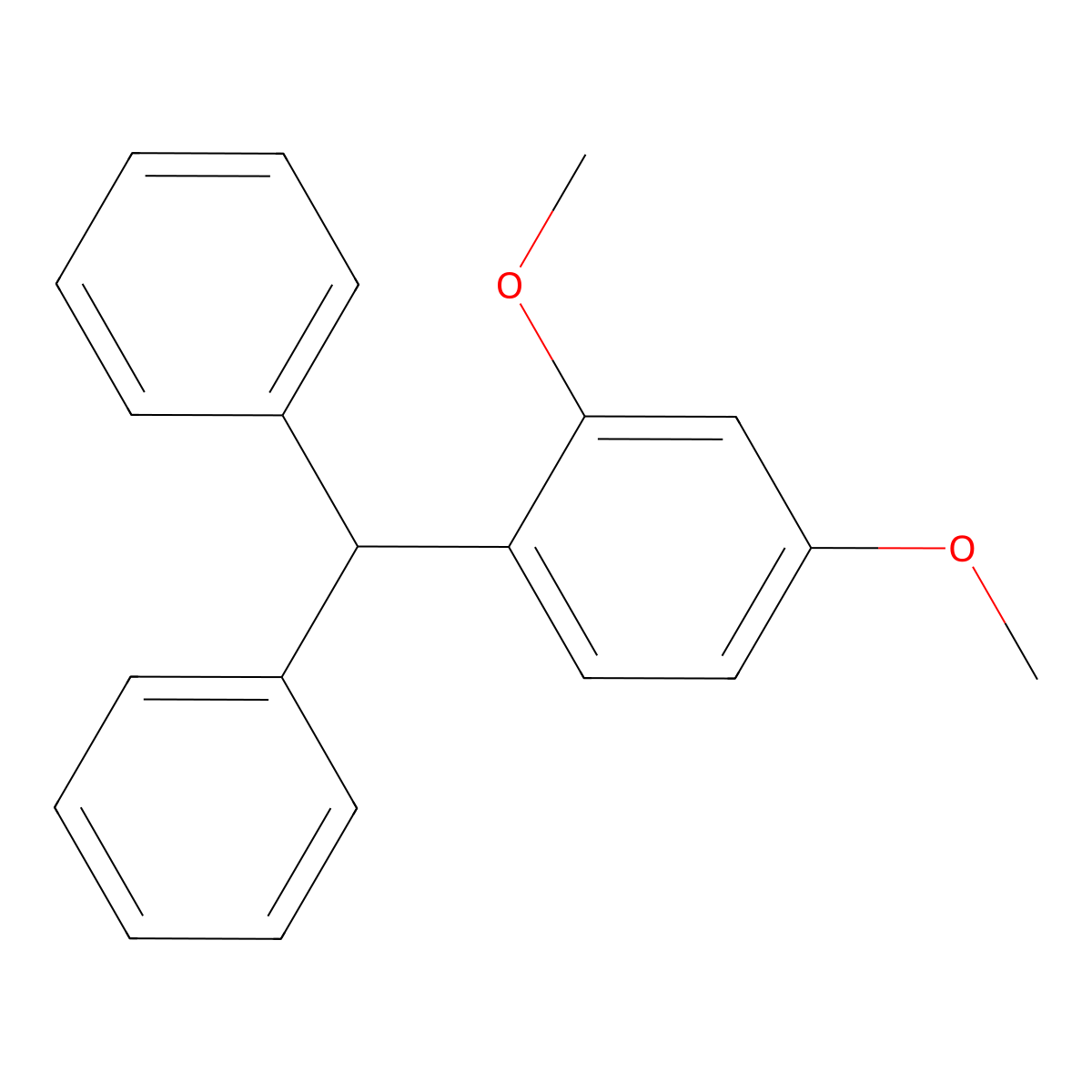 1-Benzhydryl-2,4-dimethoxybenzene molecular structure, CAS 70430-05-6