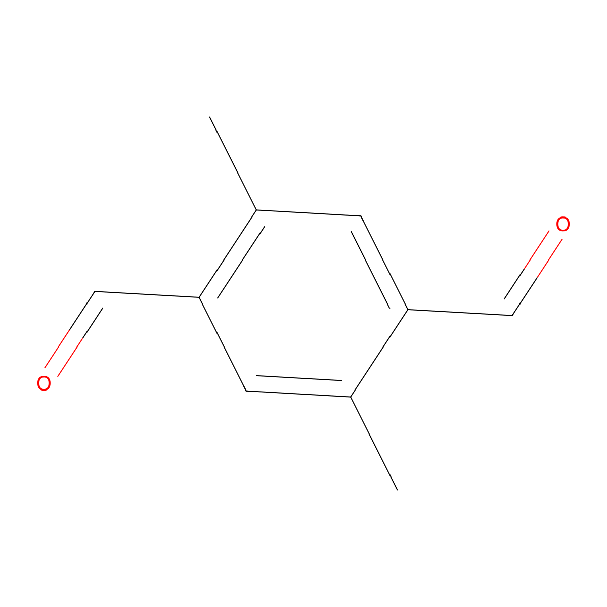 2,5-Dimethylbenzene-1,4-dicarbaldehyde molecular structure, CAS 7044-92-0