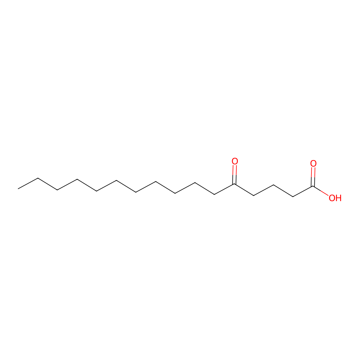 5-Oxohexadecanoic acid molecular structure, CAS 70444-63-2