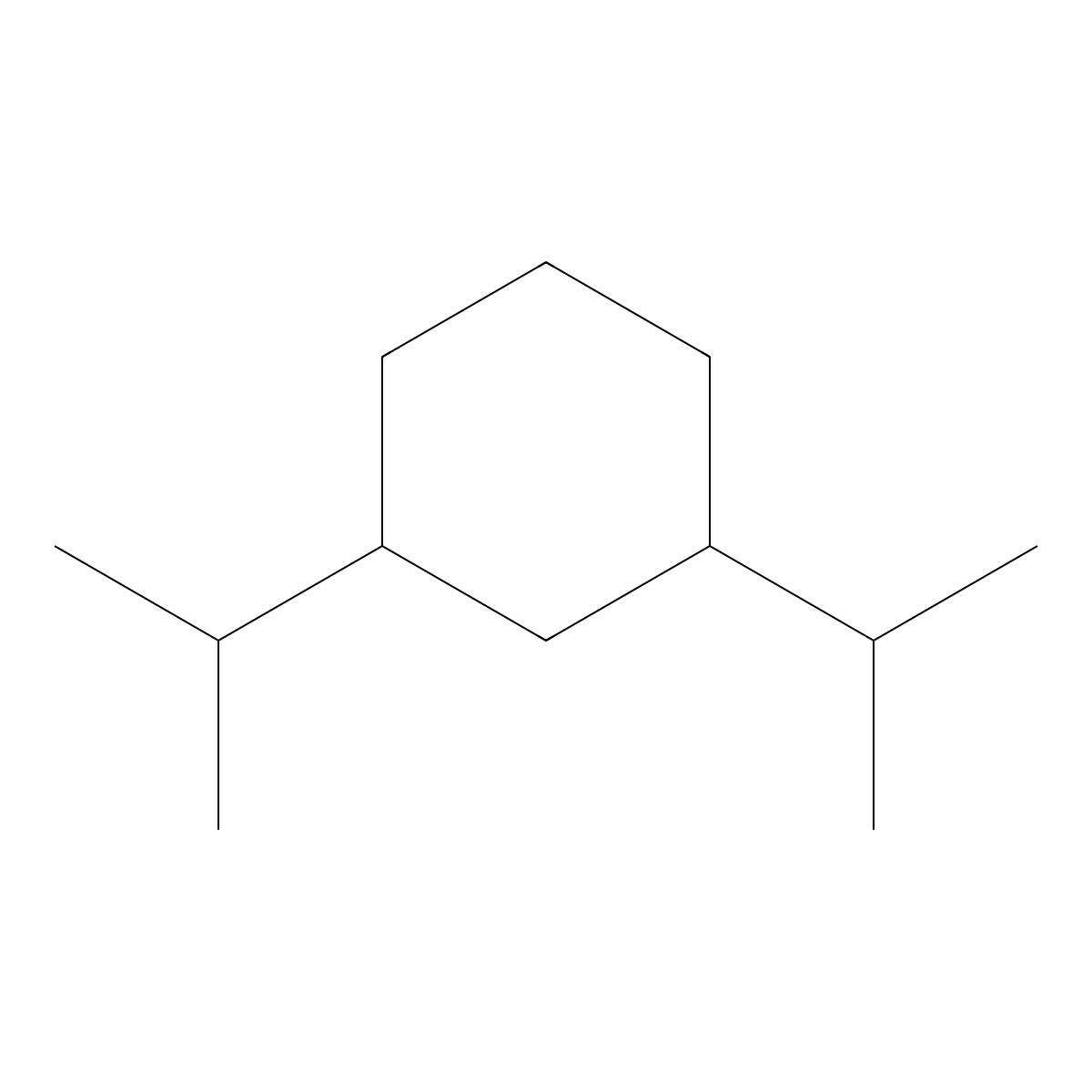 1,3-Diisopropylcyclohexane molecular structure, CAS 7045-70-7