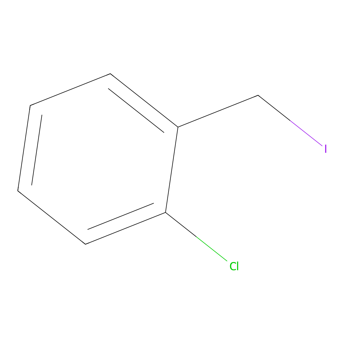 1-Chloro-2-(iodomethyl)benzene molecular structure, CAS 70450-40-7
