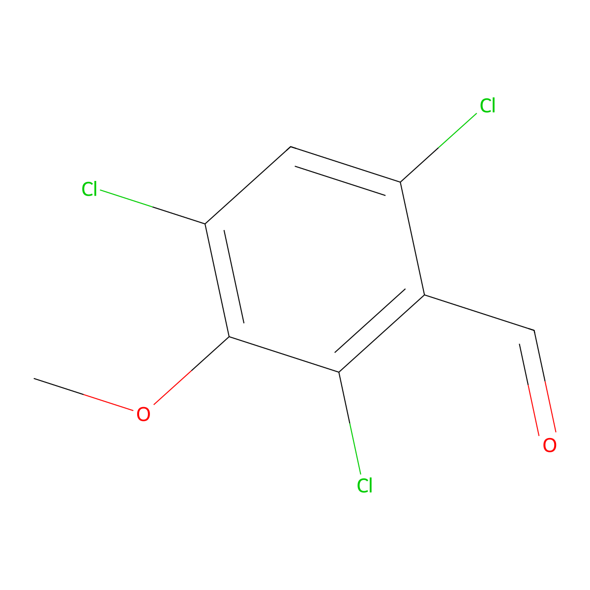 2,4,6-Trichloro-3-methoxybenzaldehyde molecular structure, CAS 704899-49-0