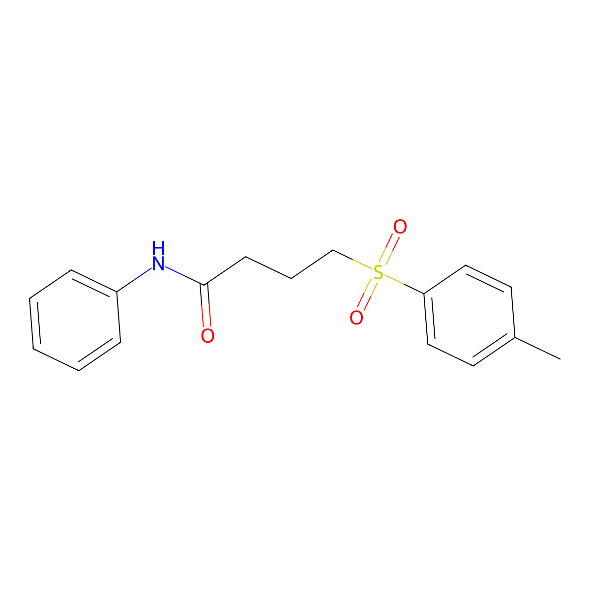 N-phenyl-4-tosylbutanamide molecular structure, CAS 70509-63-6