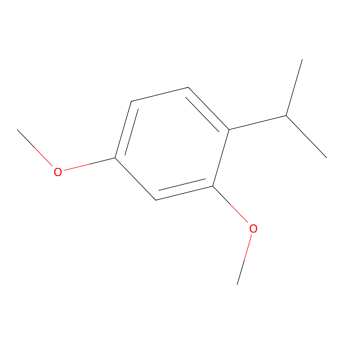 1-Isopropyl-2,4-dimethoxybenzene molecular structure, CAS 7051-14-1