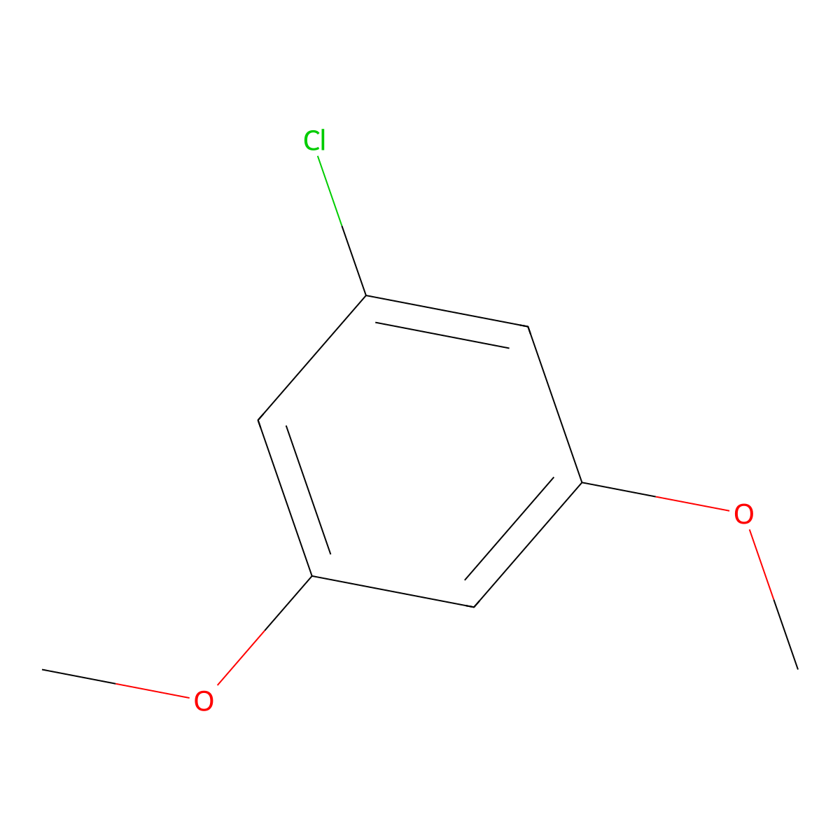 1-Chloro-3,5-dimethoxybenzene molecular structure, CAS 7051-16-3
