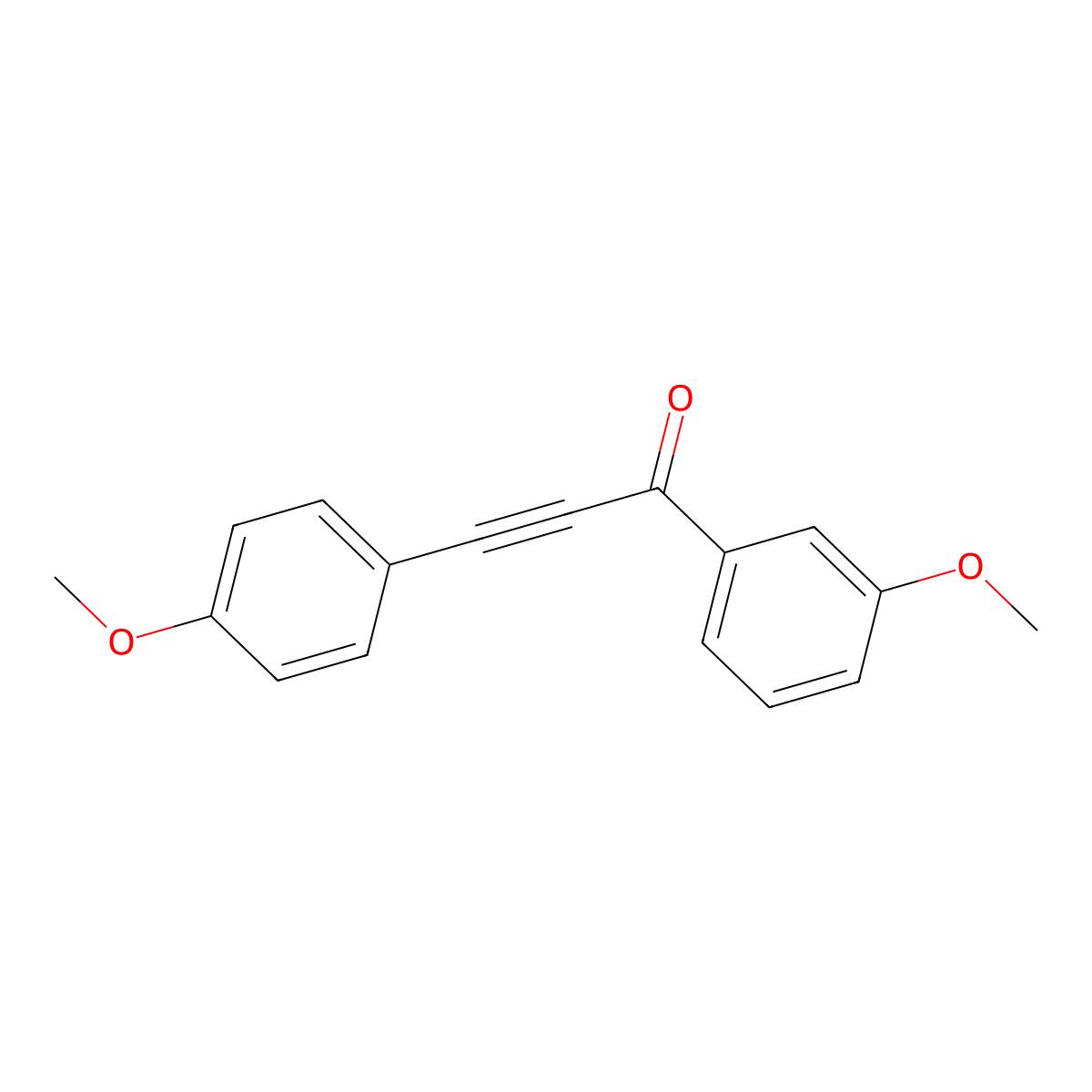 1-(3-Methoxyphenyl)-3-(4-methoxyphenyl)prop-2-yn-1-one molecular structure, CAS 705255-89-6