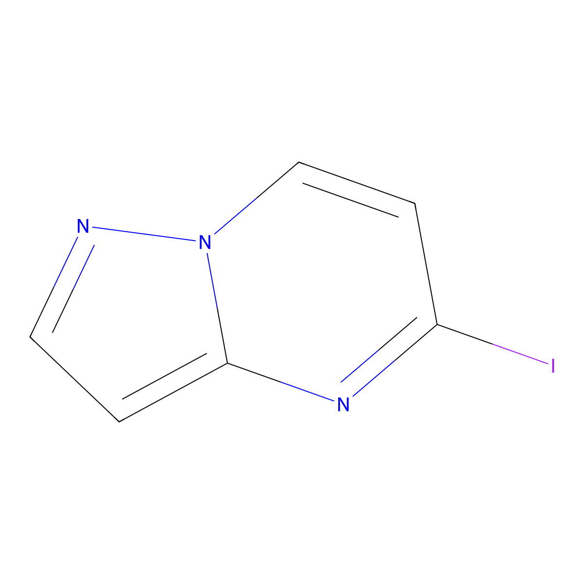 5-Iodopyrazolo[1,5-A]pyrimidine molecular structure, CAS 705262-65-3