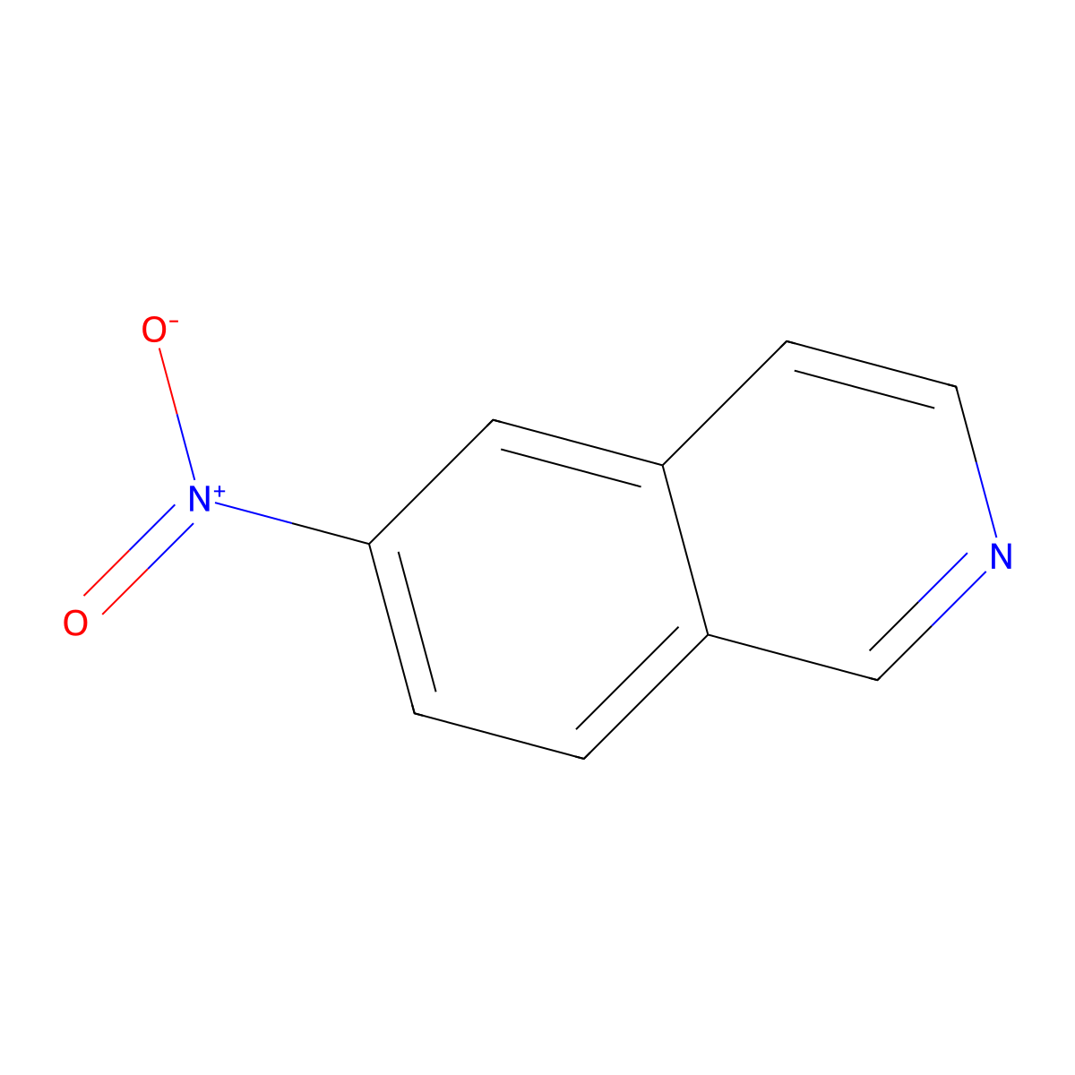 6-Nitroisoquinoline molecular structure, CAS 70538-57-7
