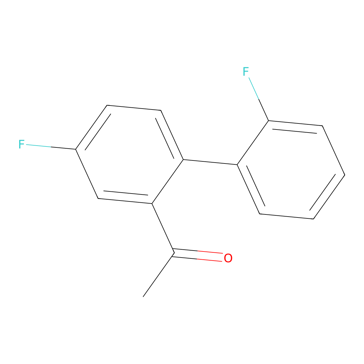 1-(2',4-Difluoro-1,1'-biphenyl-2-yl)ethanone molecular structure, CAS 705556-87-2