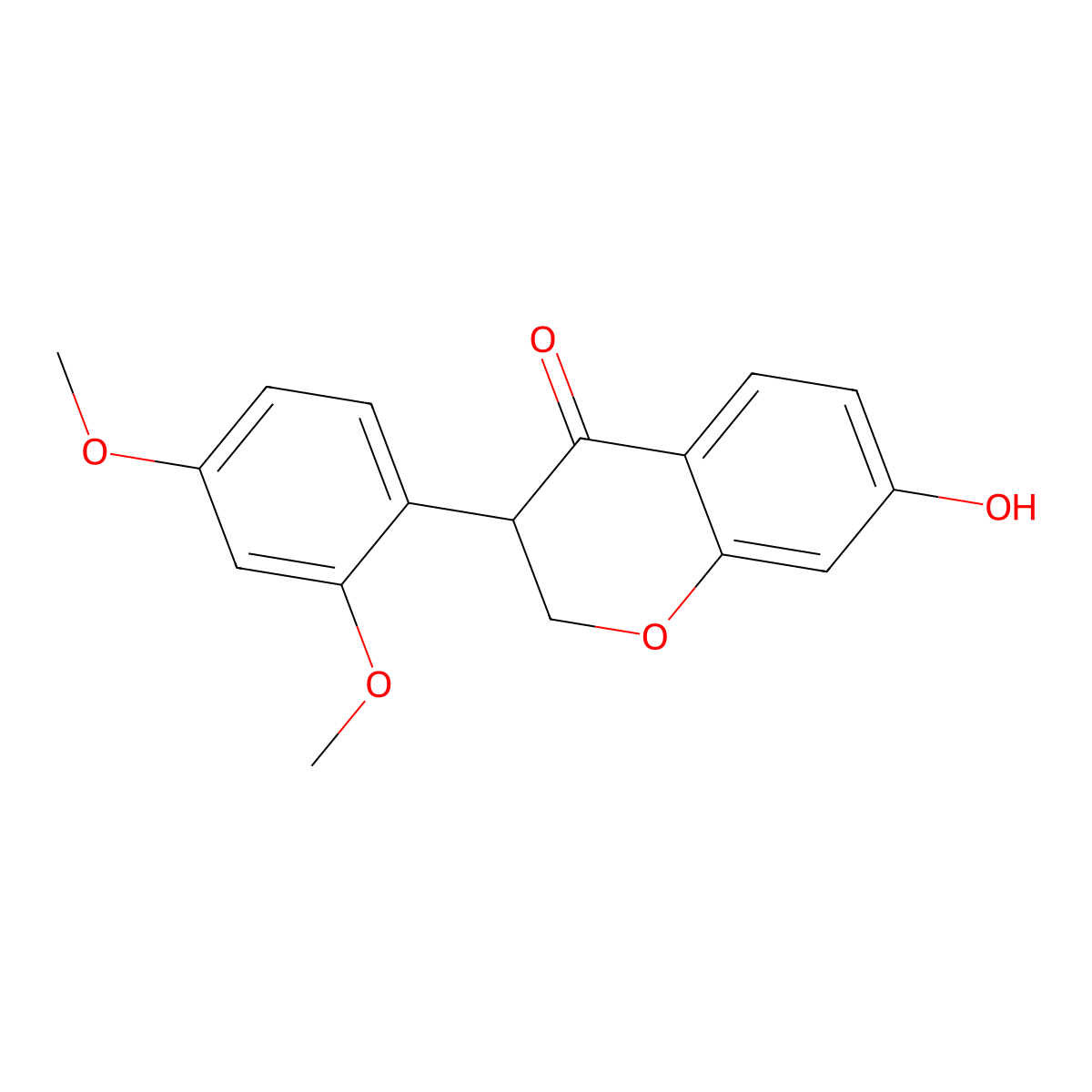Sativanone molecular structure, CAS 70561-31-8
