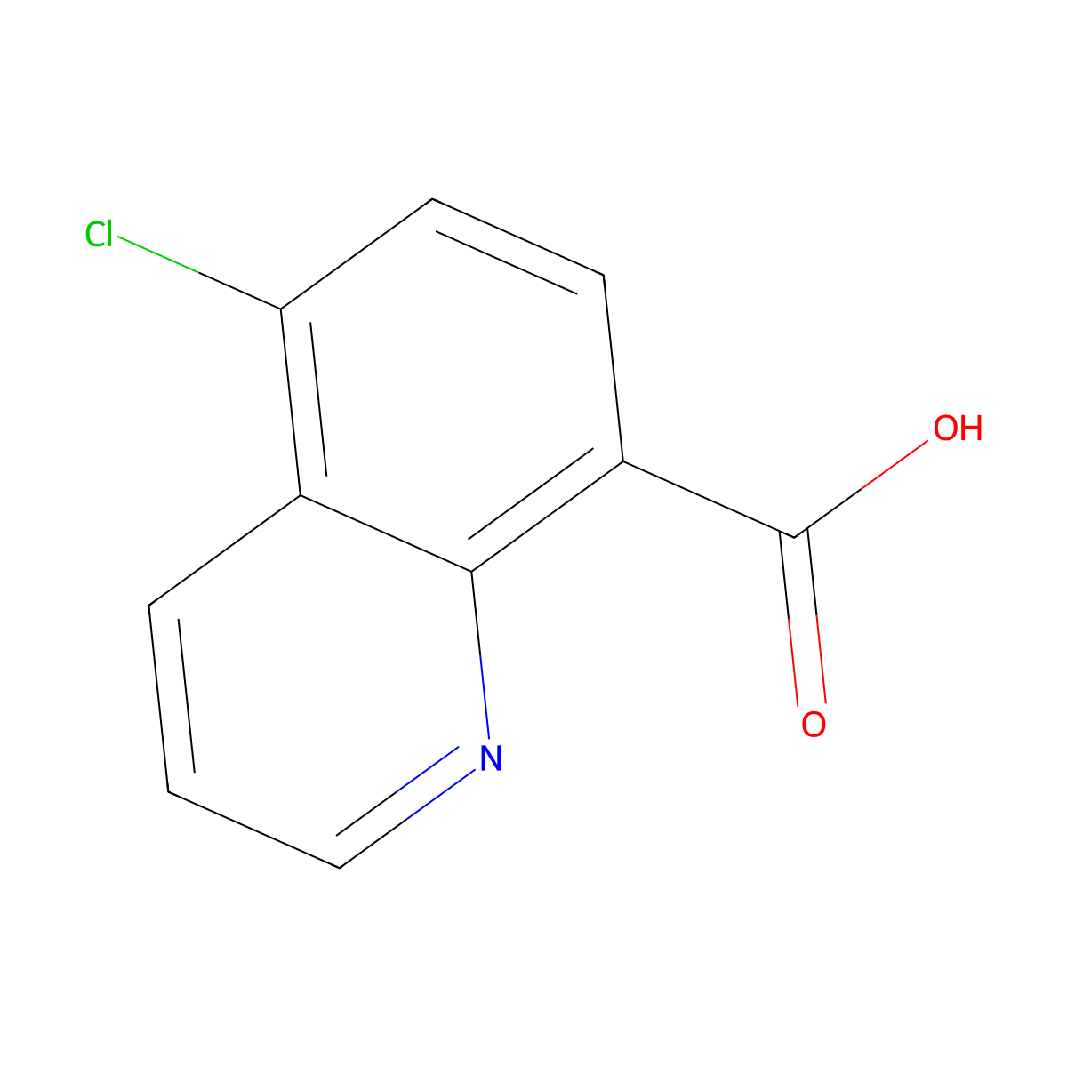 5-Chloroquinoline-8-carboxylic acid molecular structure, CAS 70585-49-8
