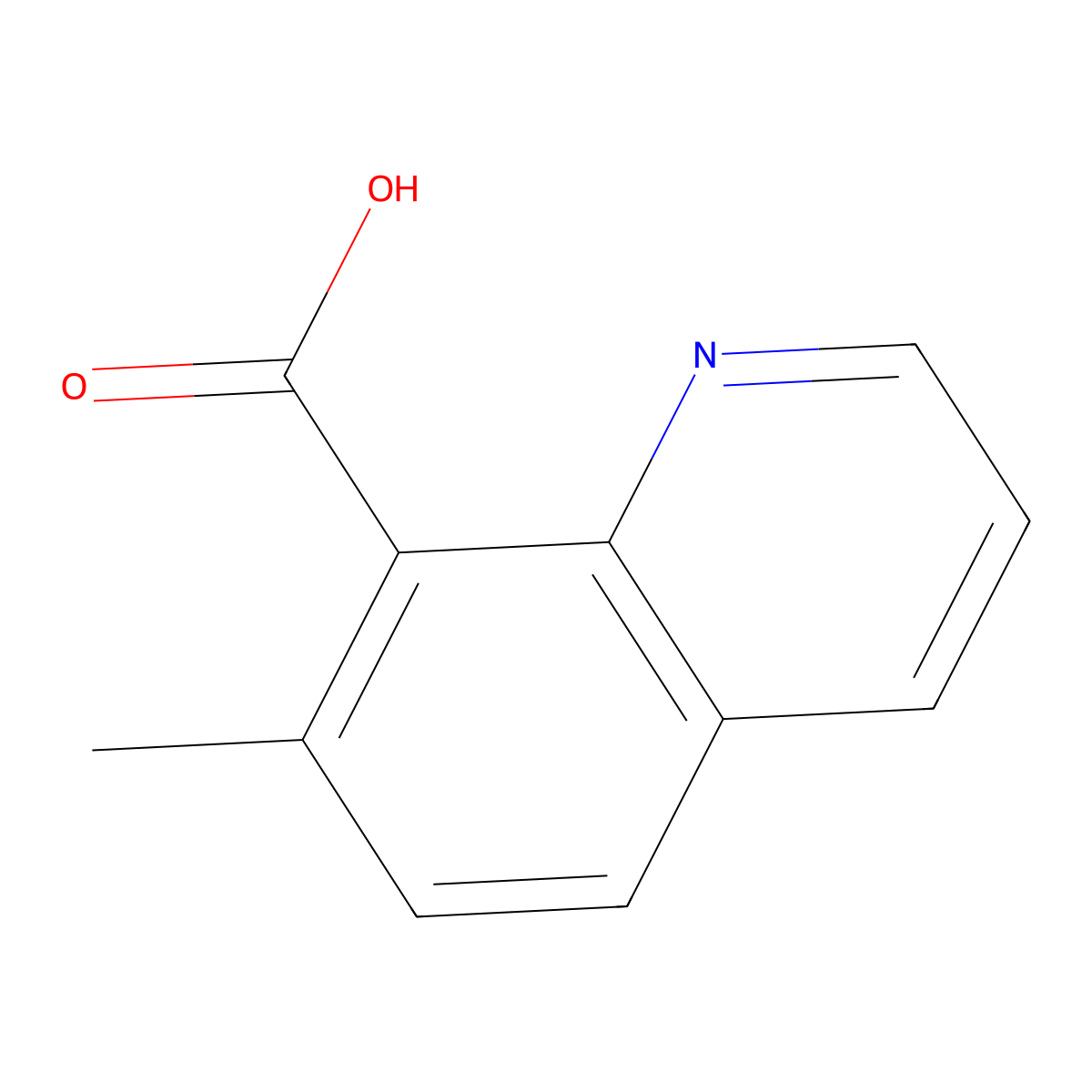7-methylquinoline-8-carboxylic Acid molecular structure, CAS 70585-54-5