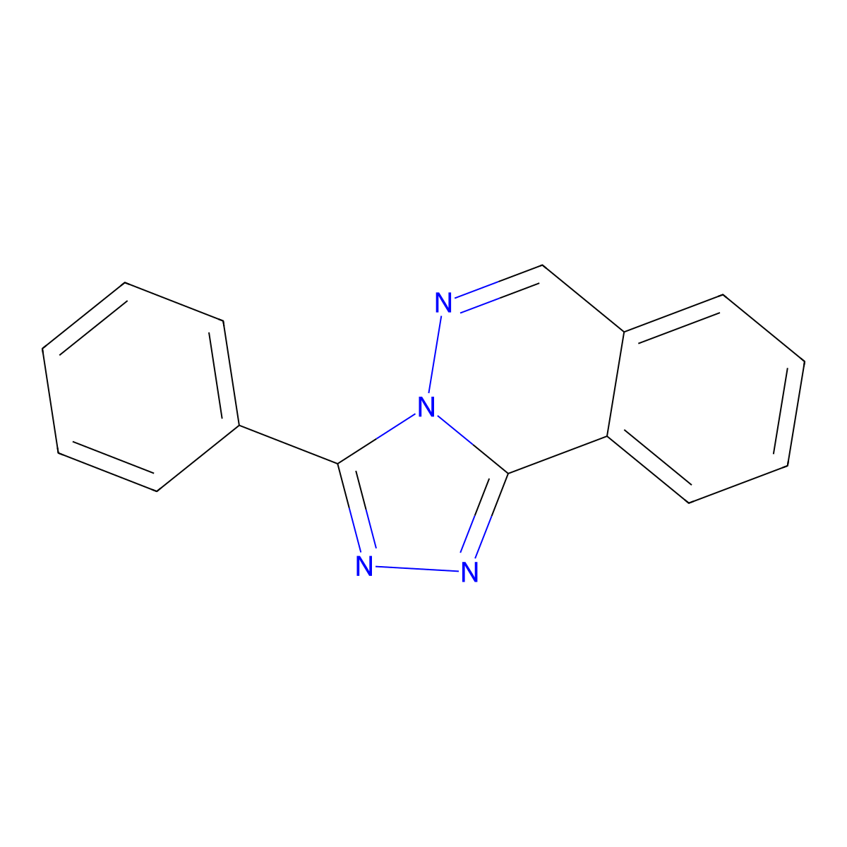 3-Phenyl-[1,2,4]triazolo[3,4-a]phthalazine molecular structure, CAS 70591-70-7