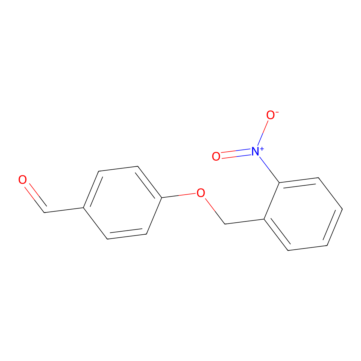 4-[(2-Nitrobenzyl)oxy]benzaldehyde molecular structure, CAS 705932-35-0