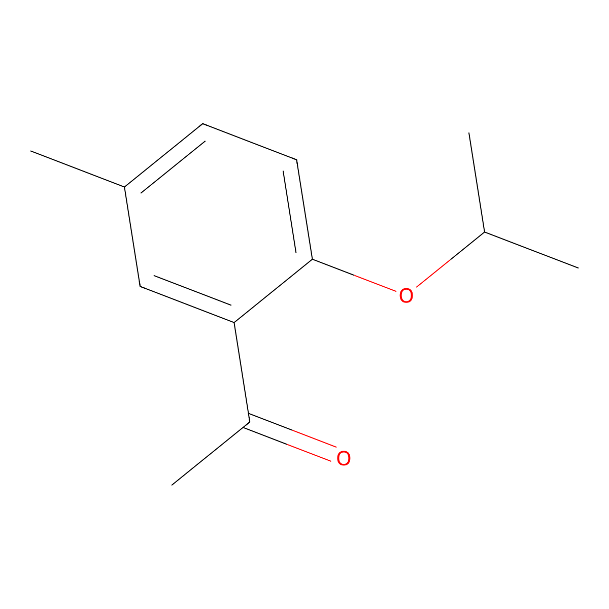 1-(2-Isopropoxy-5-methylphenyl)ethanone molecular structure, CAS 705965-55-5