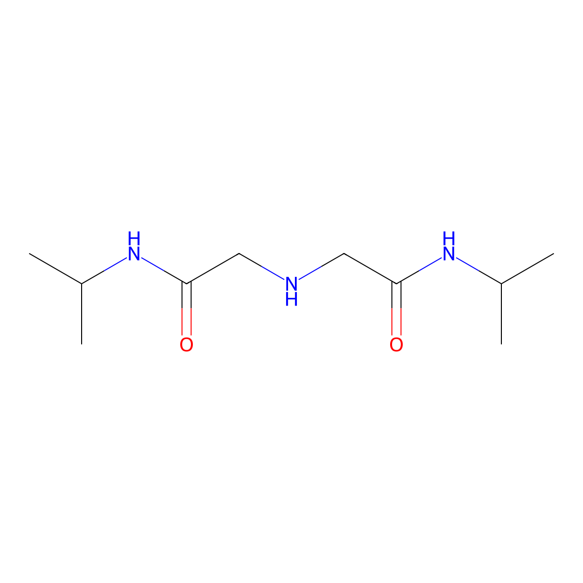 N-(Propan-2-yl)-2-({[(propan-2-yl)carbamoyl]methyl}amino)acetamide molecular structure, CAS 705967-94-8