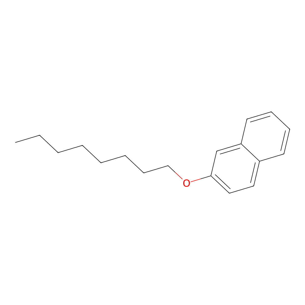 2-(Octyloxy)naphthalene molecular structure, CAS 70617-42-4