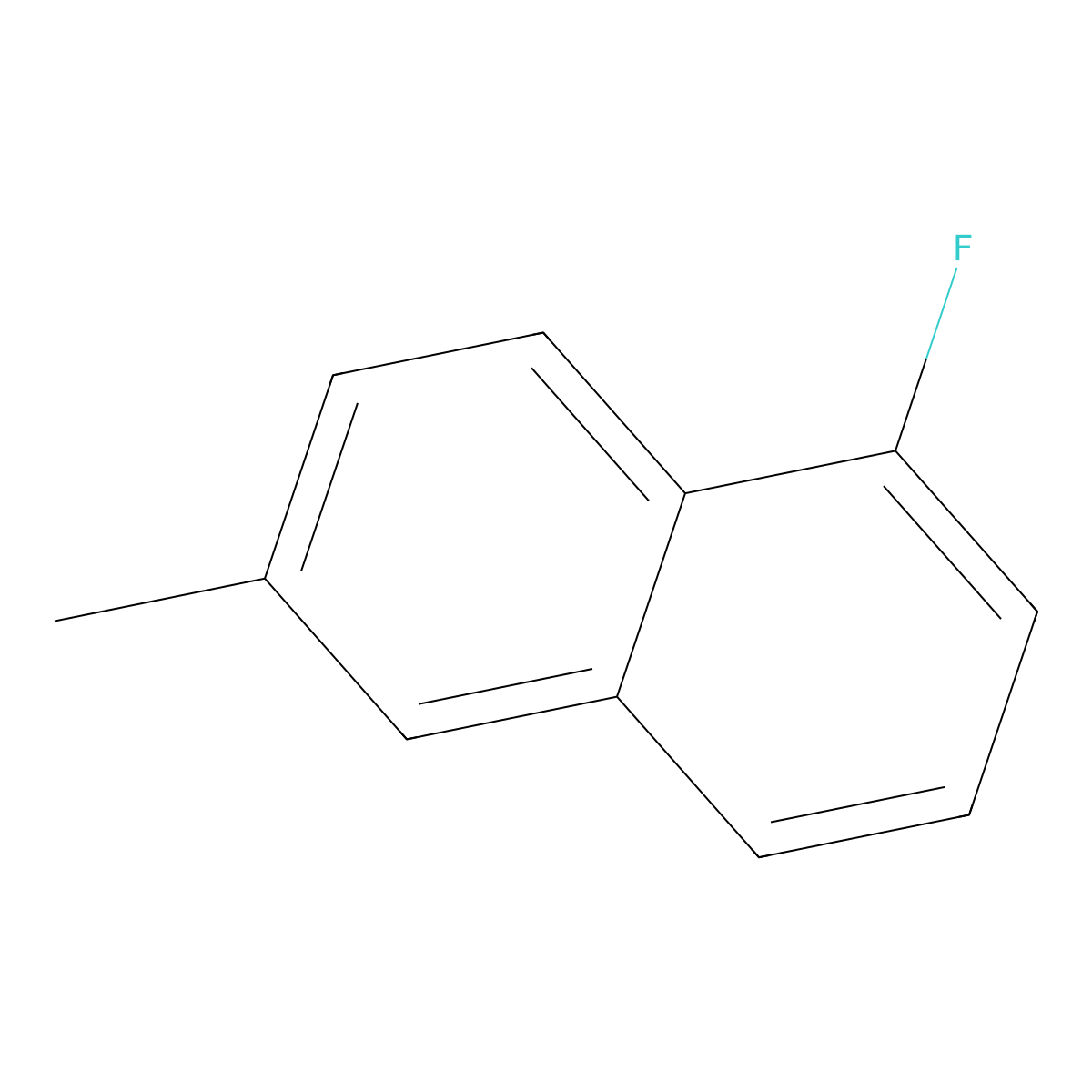 1-Fluoro-6-methylnaphthalene molecular structure, CAS 70631-71-9