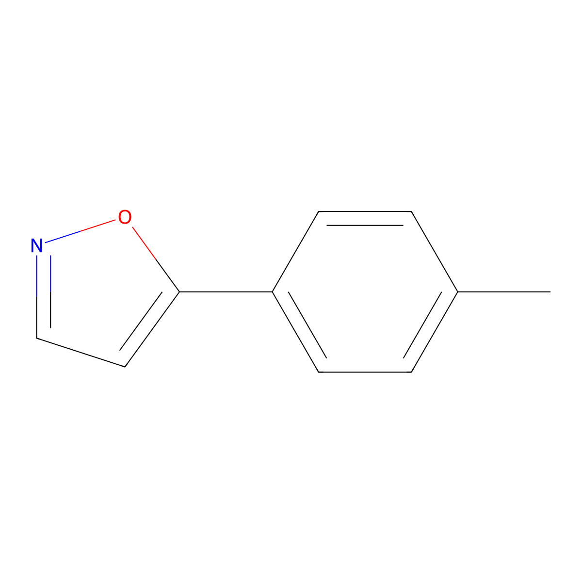 5-(P-Tolyl)isoxazole molecular structure, CAS 7064-35-9