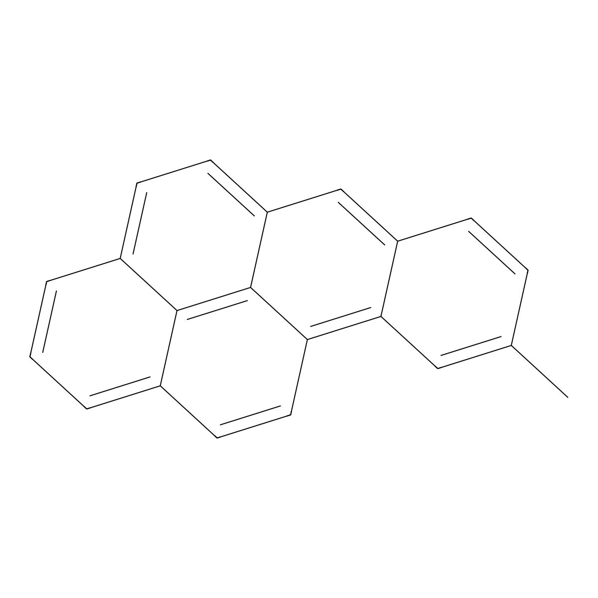 9-Methylbenzo[a]pyrene molecular structure, CAS 70644-19-8