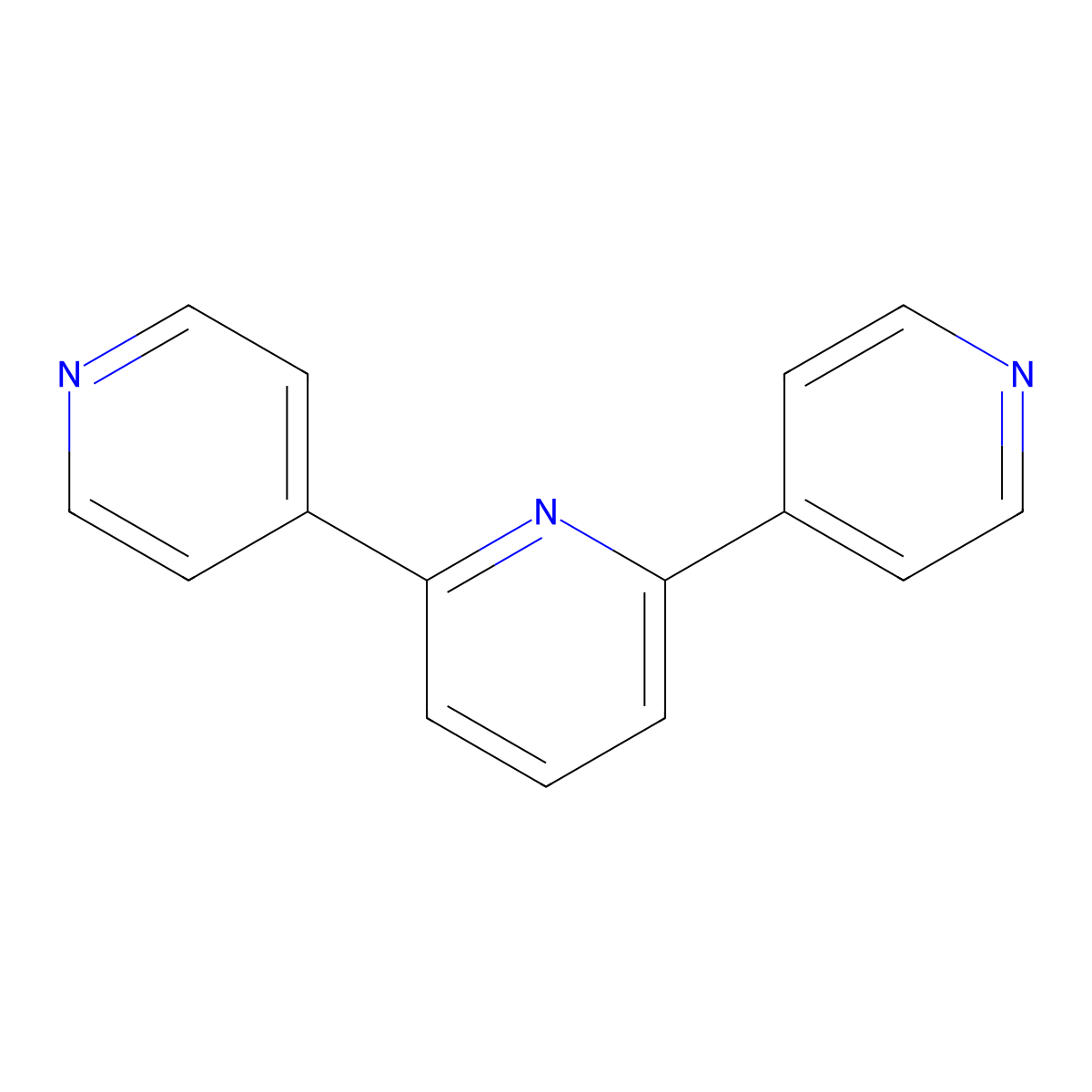 4,2':6',4''-Terpyridine molecular structure, CAS 70650-95-2