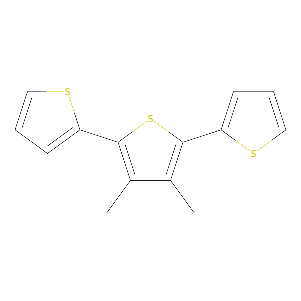 2,2':5',2''-Terthiophene, 3',4'-dimethyl- molecular structure, CAS 70654-36-3