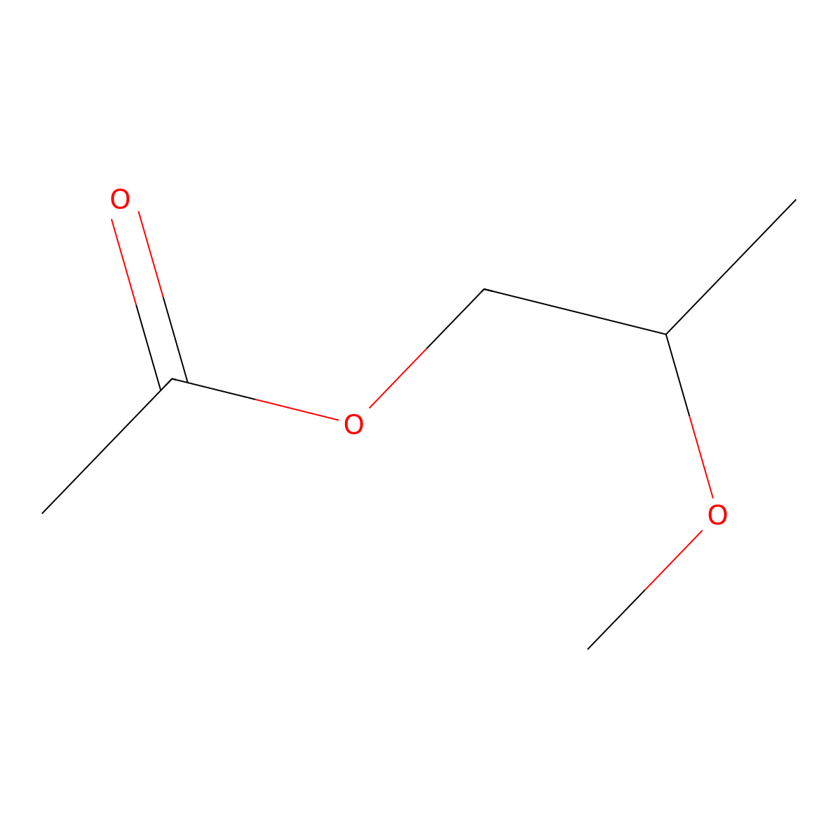 1-Propanol, 2-methoxy-, 1-acetate molecular structure, CAS 70657-70-4