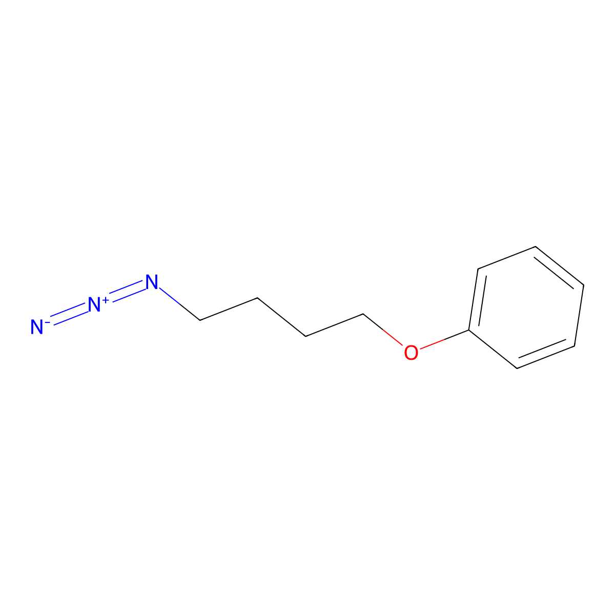 (4-Azidobutoxy)benzene molecular structure, CAS 70659-92-6