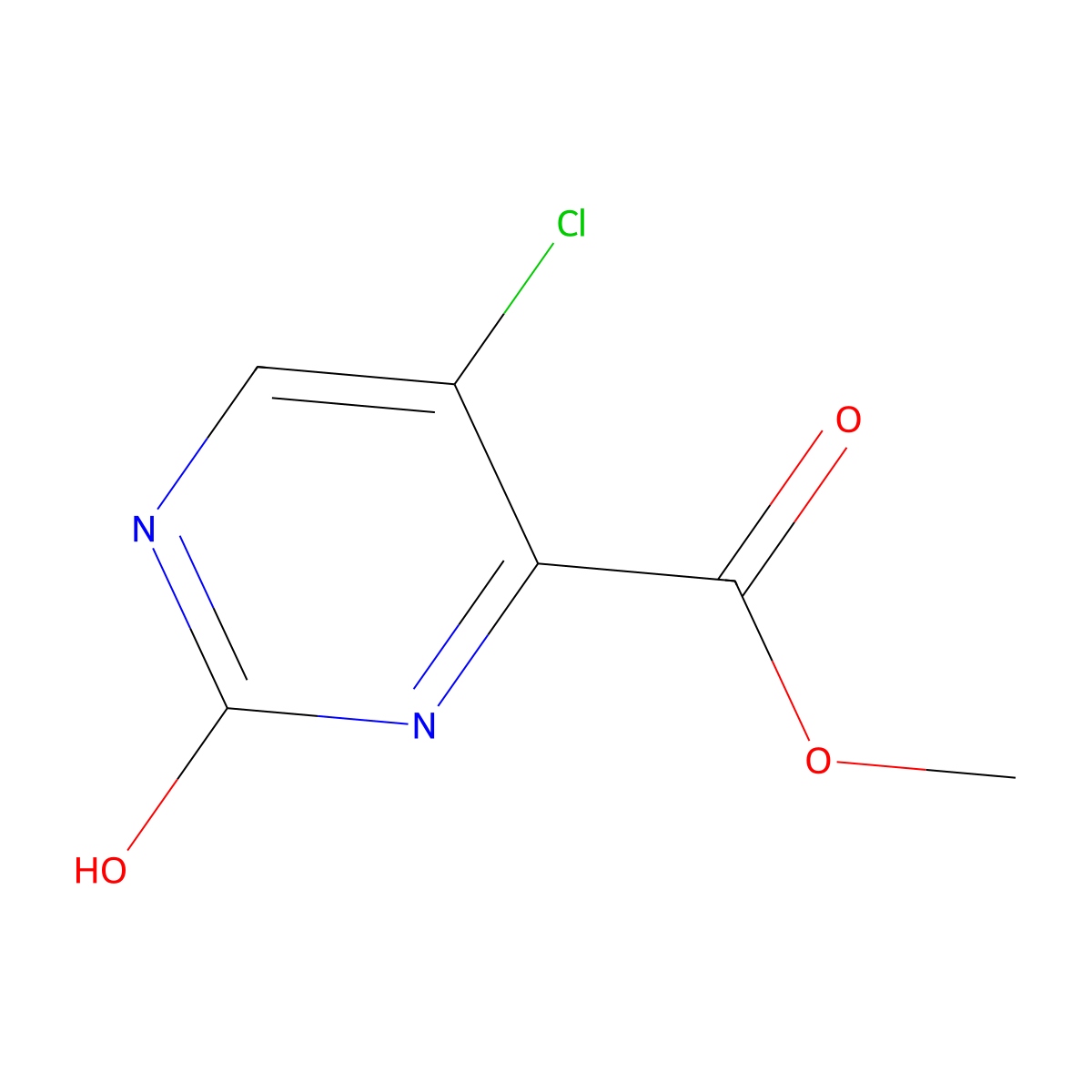 Methyl 5-chloro-2-oxo-2,3-dihydropyrimidine-4-carboxylate molecular structure, CAS 70662-93-0