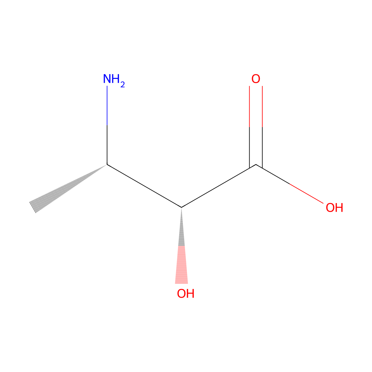 (2R,3S)-3-Amino-2-hydroxybutyric acid molecular structure, CAS 70671-47-5