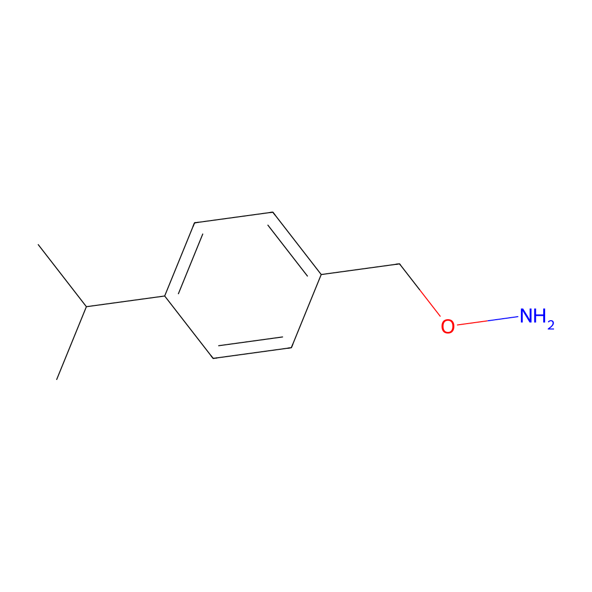 O-(4-Isopropylbenzyl)hydroxylamine molecular structure, CAS 706751-57-7