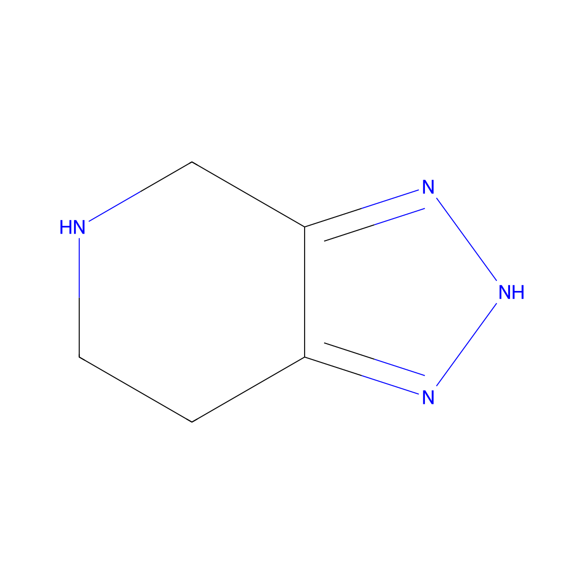 3H,4H,5H,6H,7H-(1,2,3)triazolo(4,5-c)pyridine molecular structure, CAS 706757-05-3