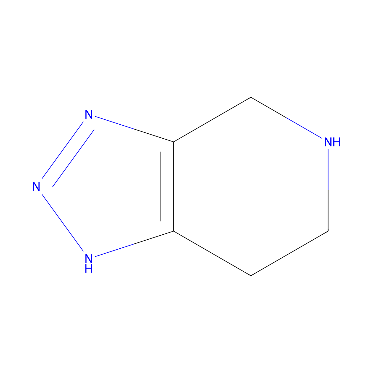 3H,4H,5H,6H,7H-(1,2,3)triazolo(4,5-c)pyridine molecular structure, CAS 706757-05-3