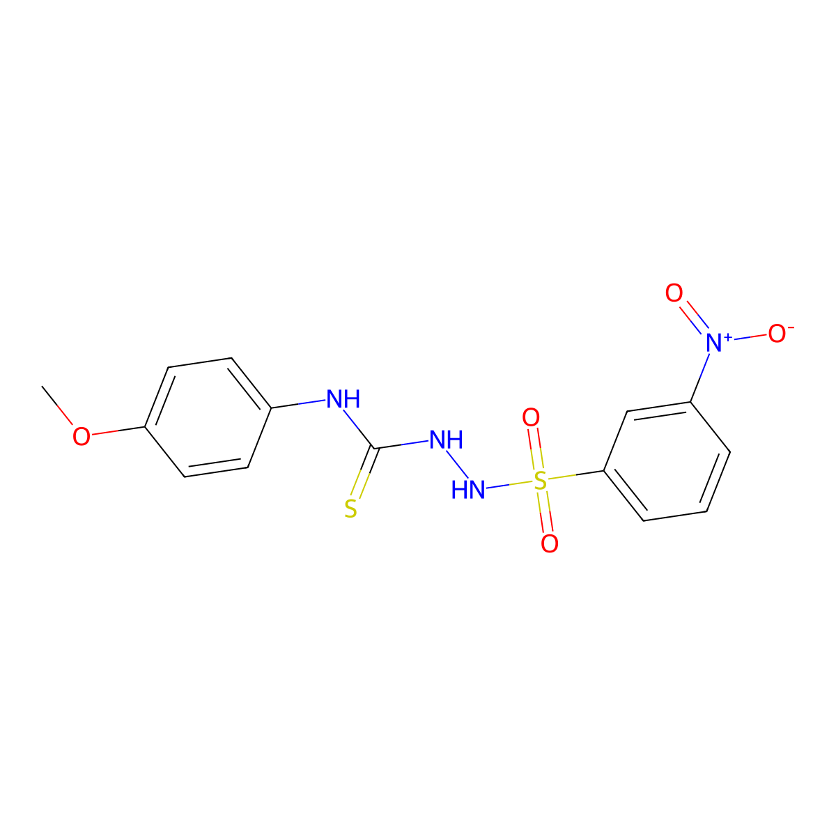 1-(4-Methoxyphenyl)-3-[(3-nitrophenyl)sulfonylamino]thiourea molecular structure, CAS 706764-40-1