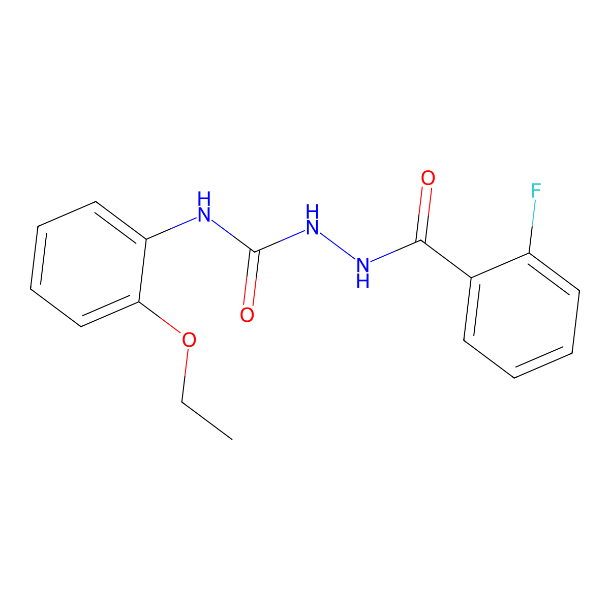 1-(2-Ethoxyphenyl)-3-[(2-fluorobenzoyl)amino]urea molecular structure, CAS 706767-70-6