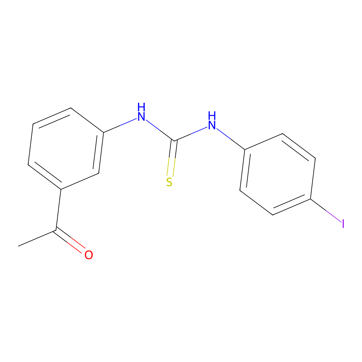1-(3-Acetylphenyl)-3-(4-iodophenyl)thiourea molecular structure, CAS 706770-22-1
