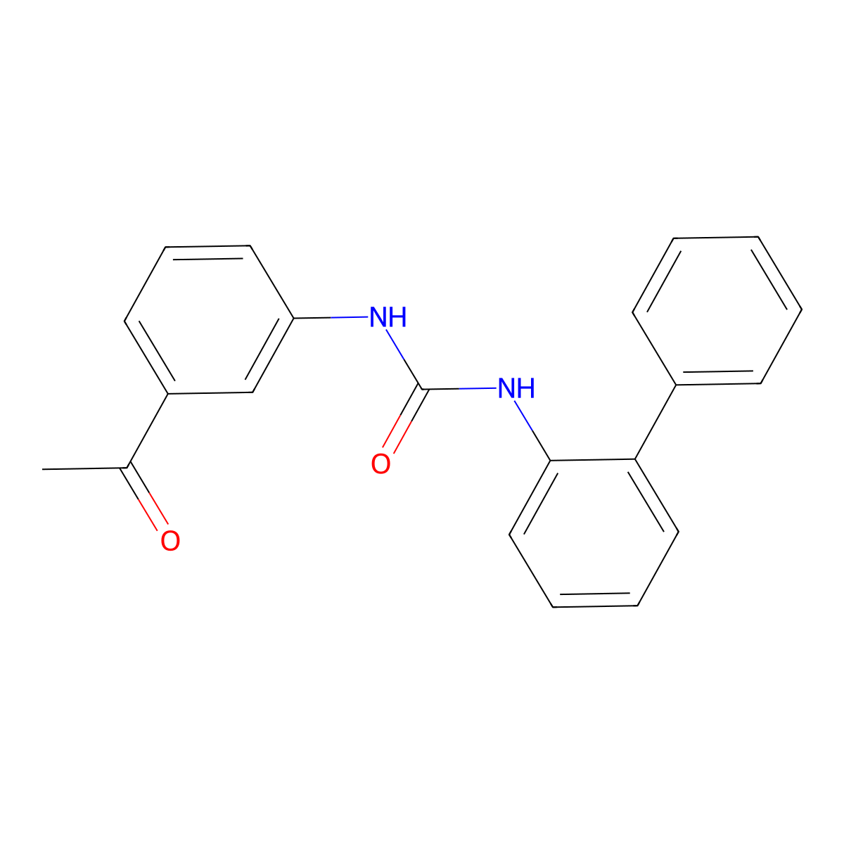 1-(3-Acetylphenyl)-3-(2-phenylphenyl)urea molecular structure, CAS 706777-12-0