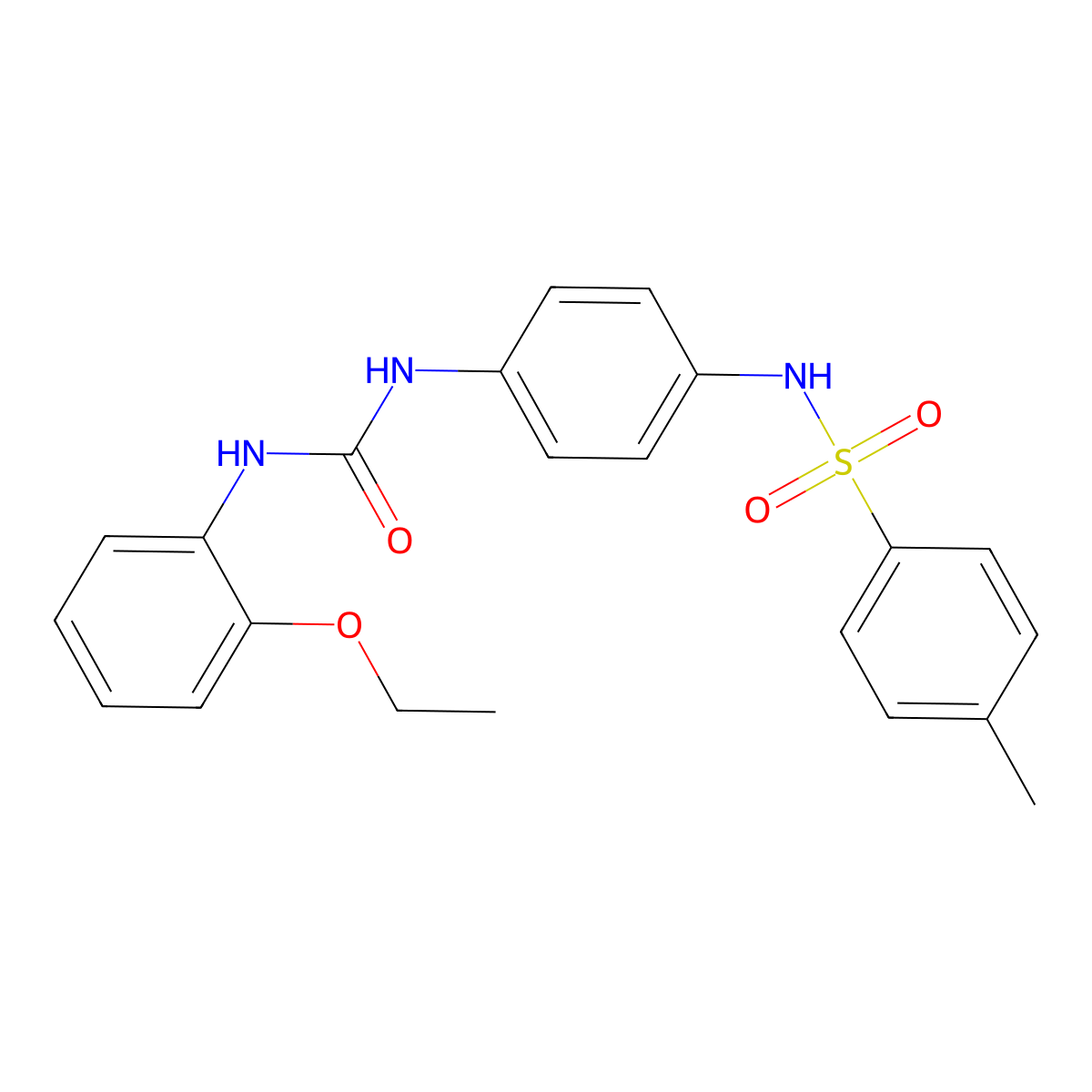 1-(2-Ethoxyphenyl)-3-[4-[(4-methylphenyl)sulfonylamino]phenyl]urea molecular structure, CAS 706777-72-2