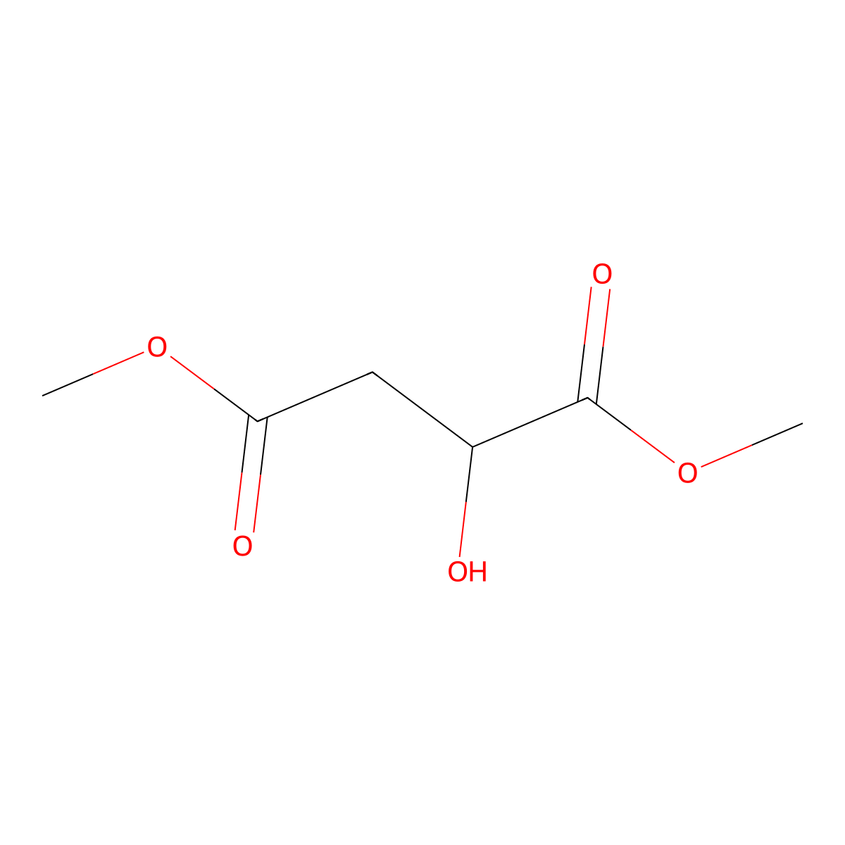 1,4-dimethyl (2R)-2-hydroxybutanedioate molecular structure, CAS 70681-41-3