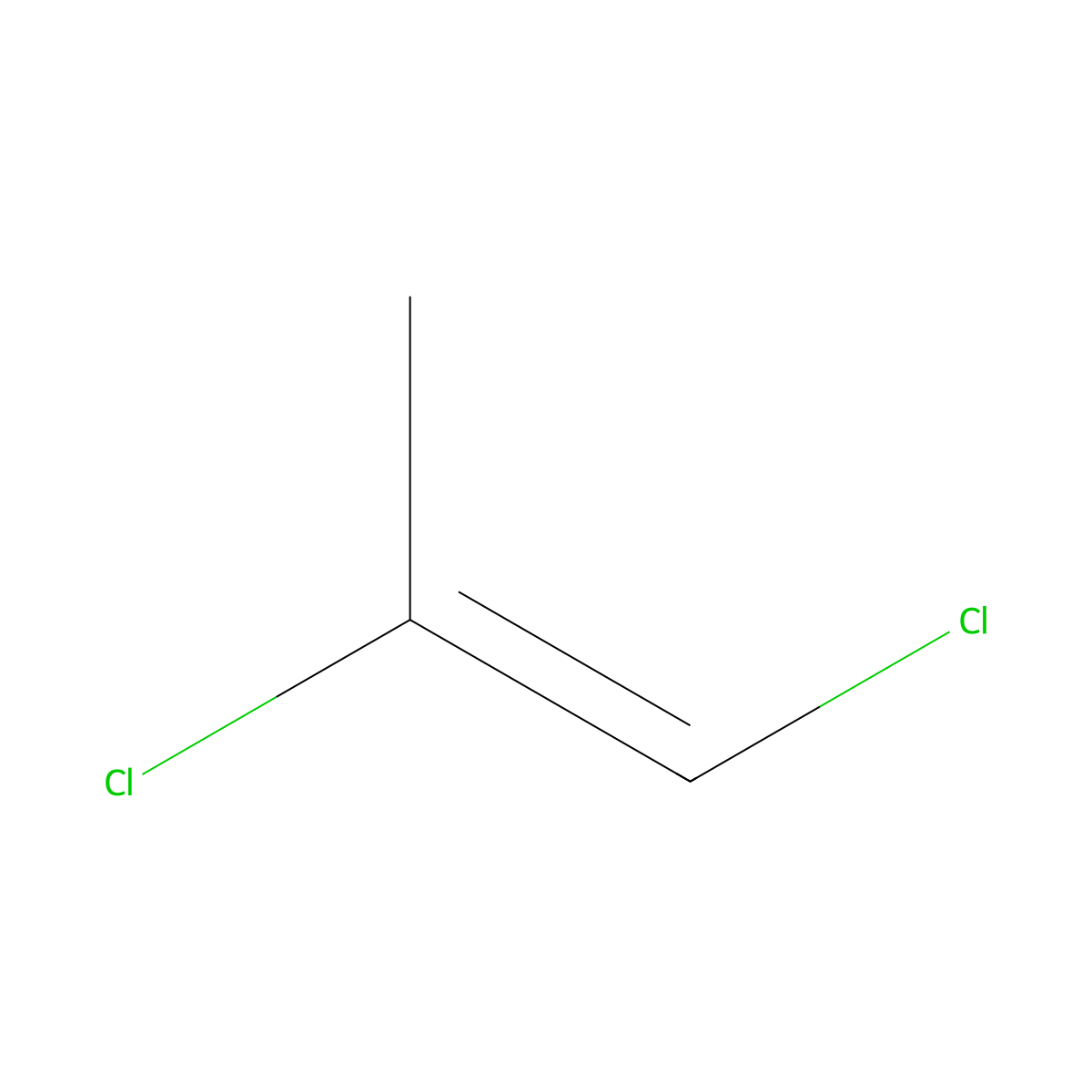 1,2-Dichloropropene, (1E)- molecular structure, CAS 7069-38-7