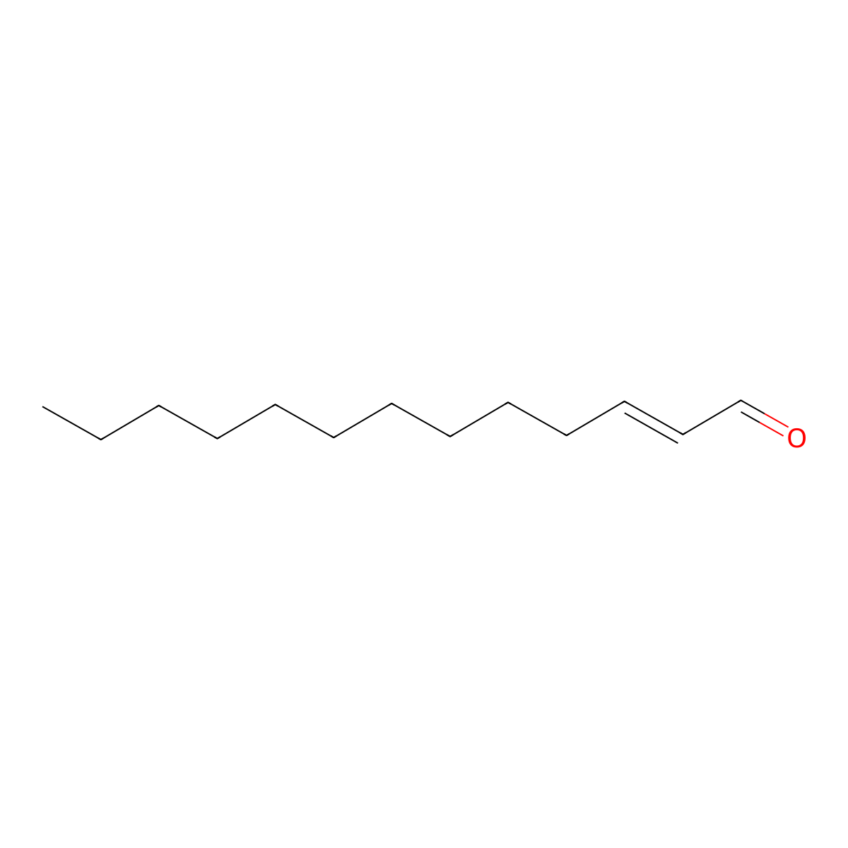 2-Tridecenal molecular structure, CAS 7069-41-2