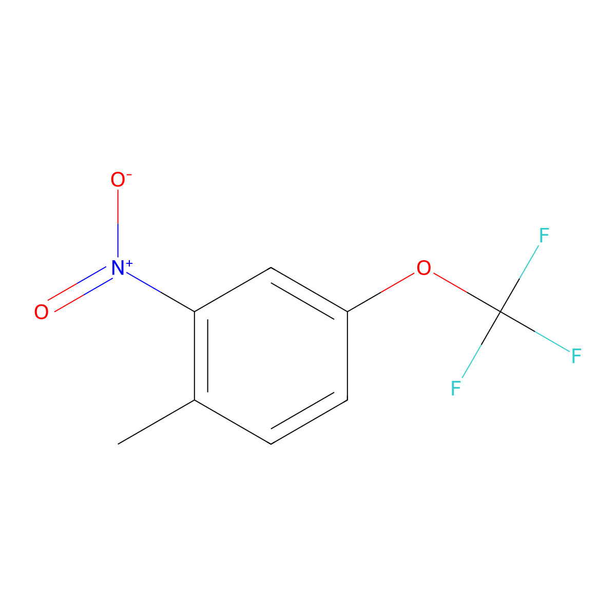 2-Nitro-4-(trifluoromethoxy)toluene molecular structure, CAS 70692-45-4