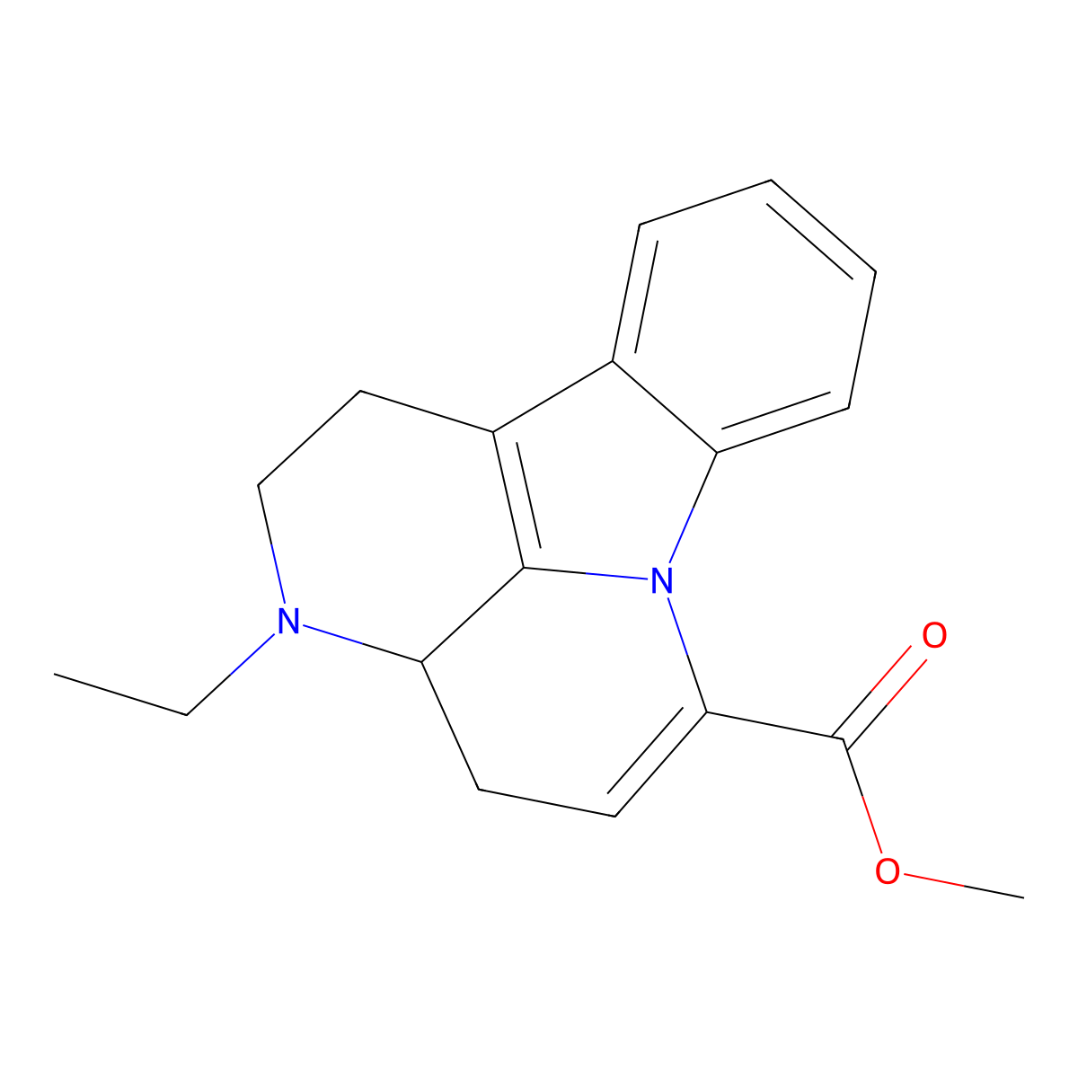 Vinconate molecular structure, CAS 70704-03-9