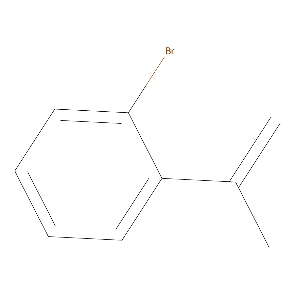 1-Bromo-2-(prop-1-en-2-yl)benzene molecular structure, CAS 7073-70-3