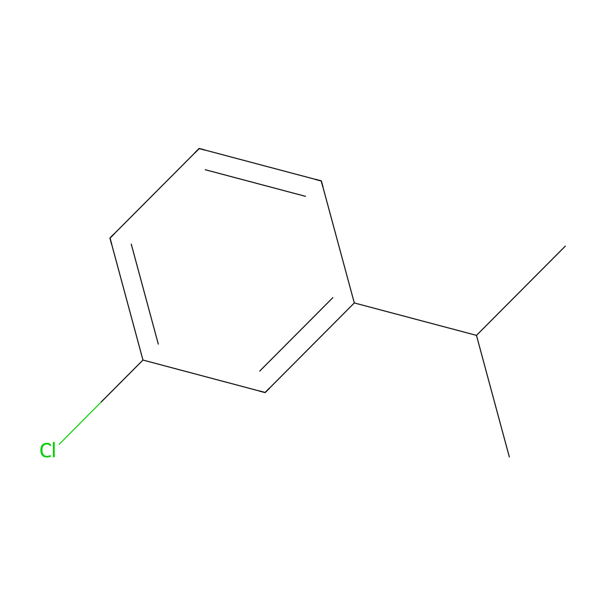 m-Chlorocumene molecular structure, CAS 7073-93-0