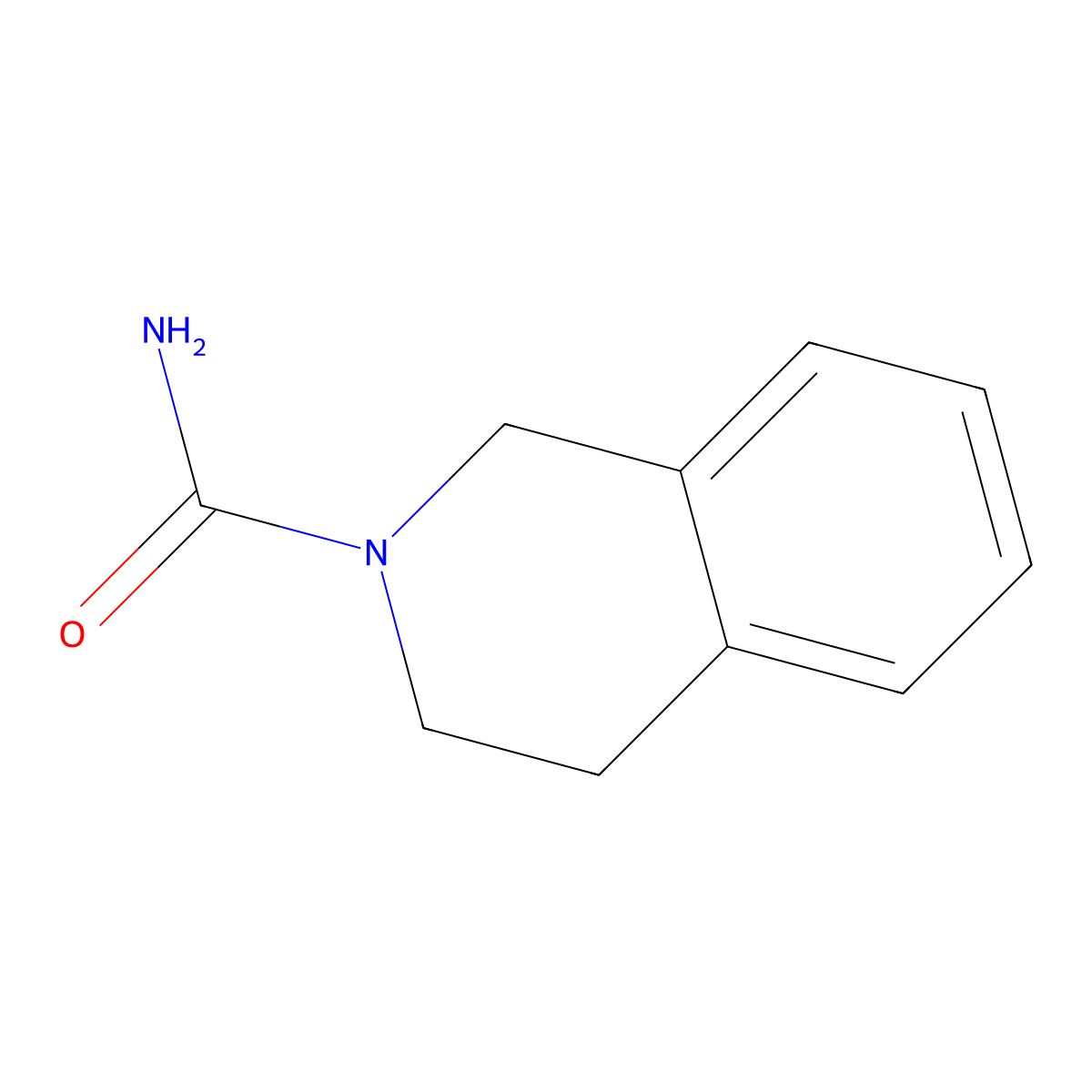 1,2,3,4-Tetrahydroisoquinoline-2-carboxamide molecular structure, CAS 70746-04-2