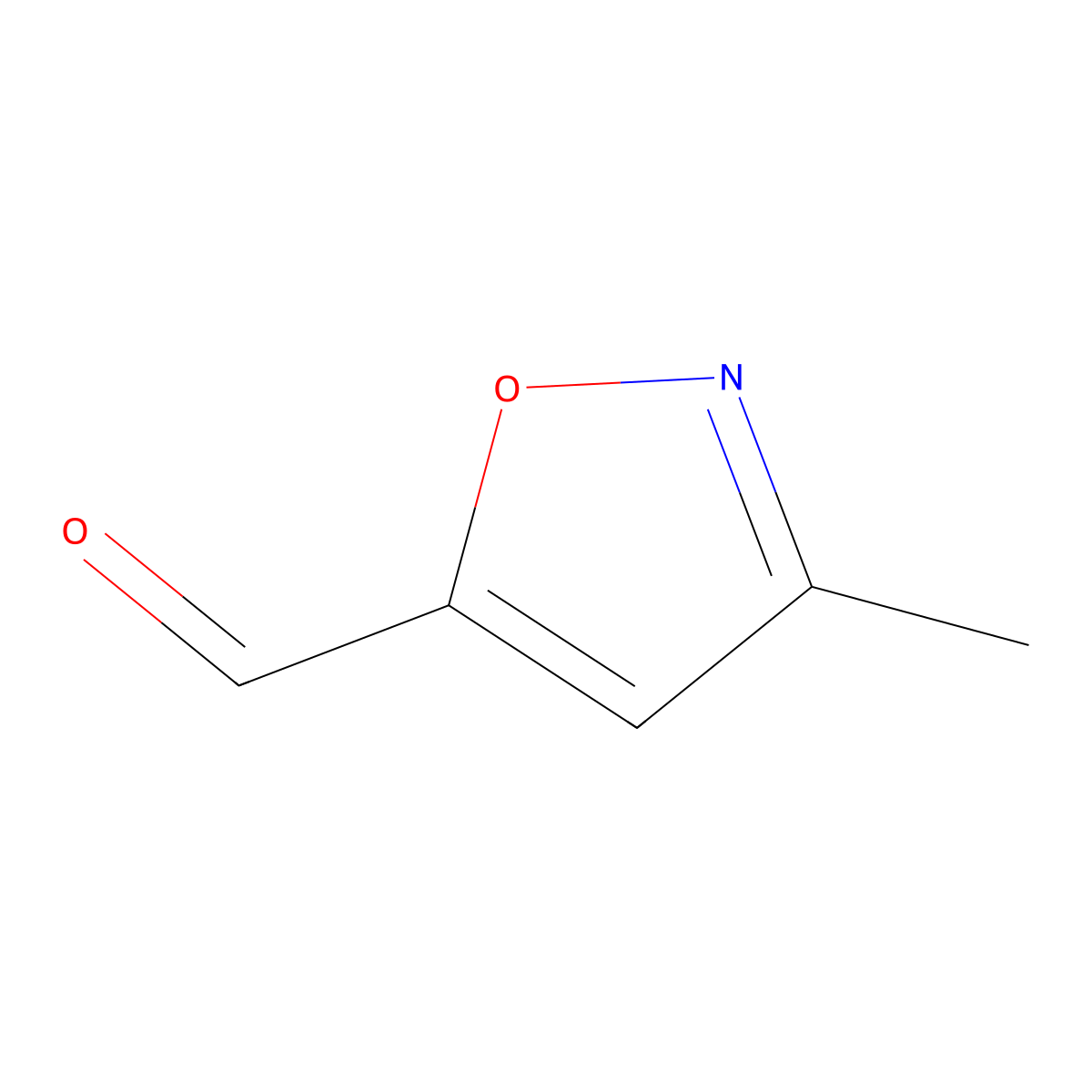3-Methyl-1,2-oxazole-5-carbaldehyde molecular structure, CAS 70753-36-5