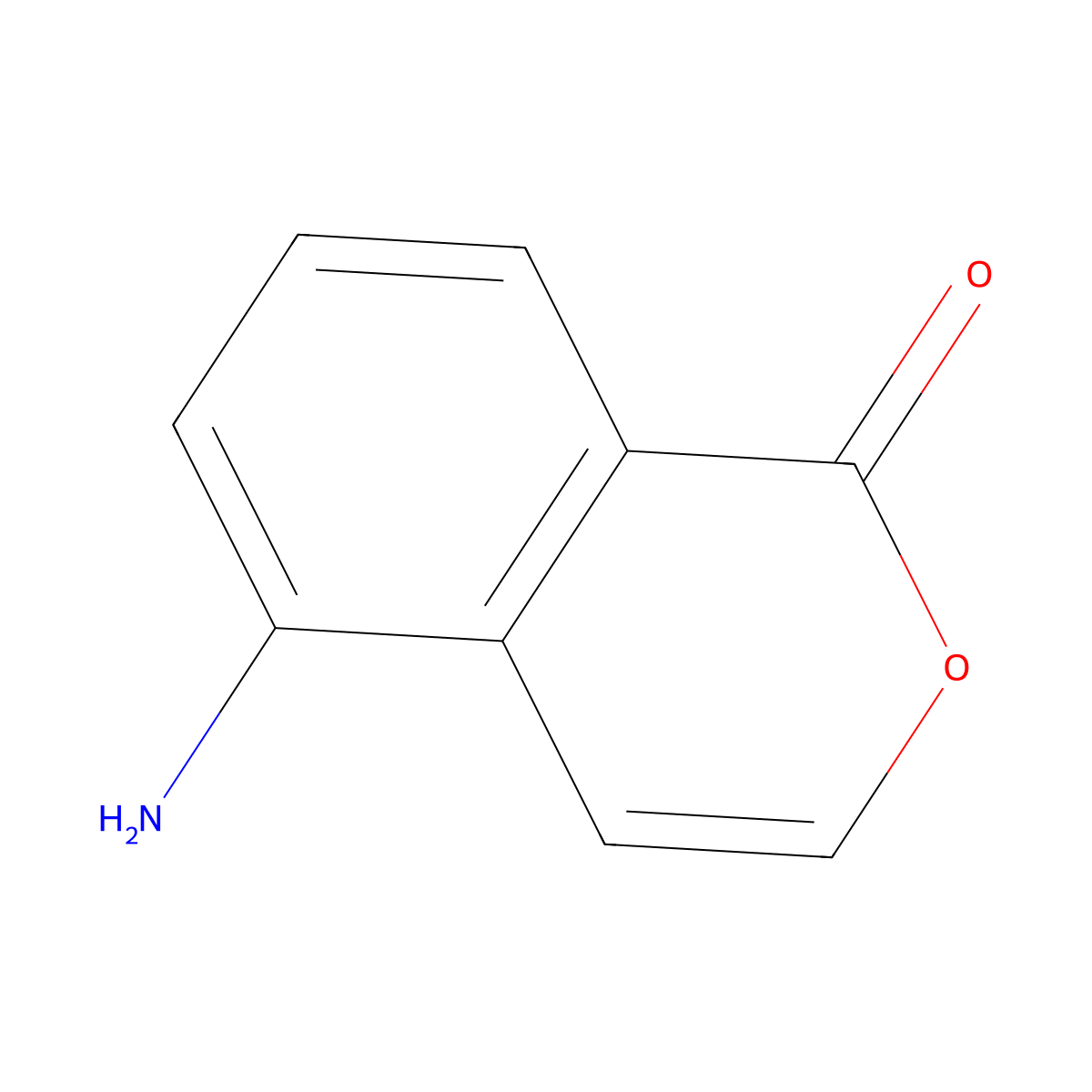 5-amino-1H-isochromen-1-one molecular structure, CAS 70758-25-7