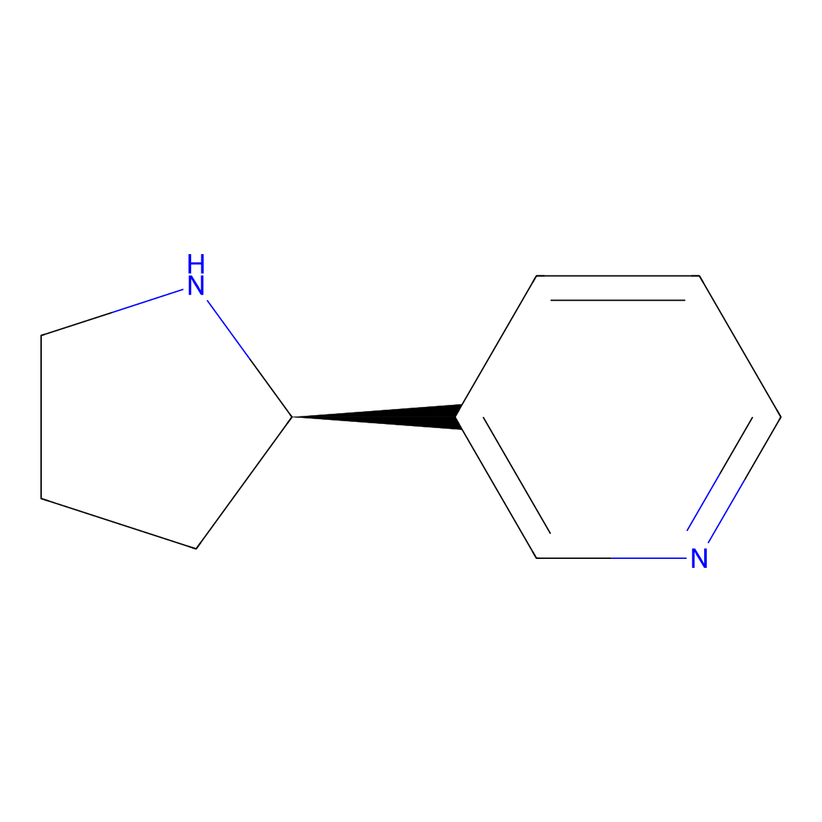(R)-Nornicotine molecular structure, CAS 7076-23-5